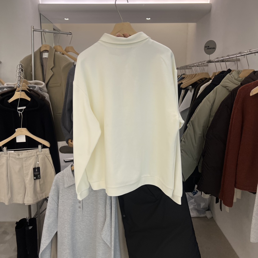 PHILO韓國代購女士新款熱賣推薦職業26春夏休閑長袖T恤紐扣PHILO長袖T恤