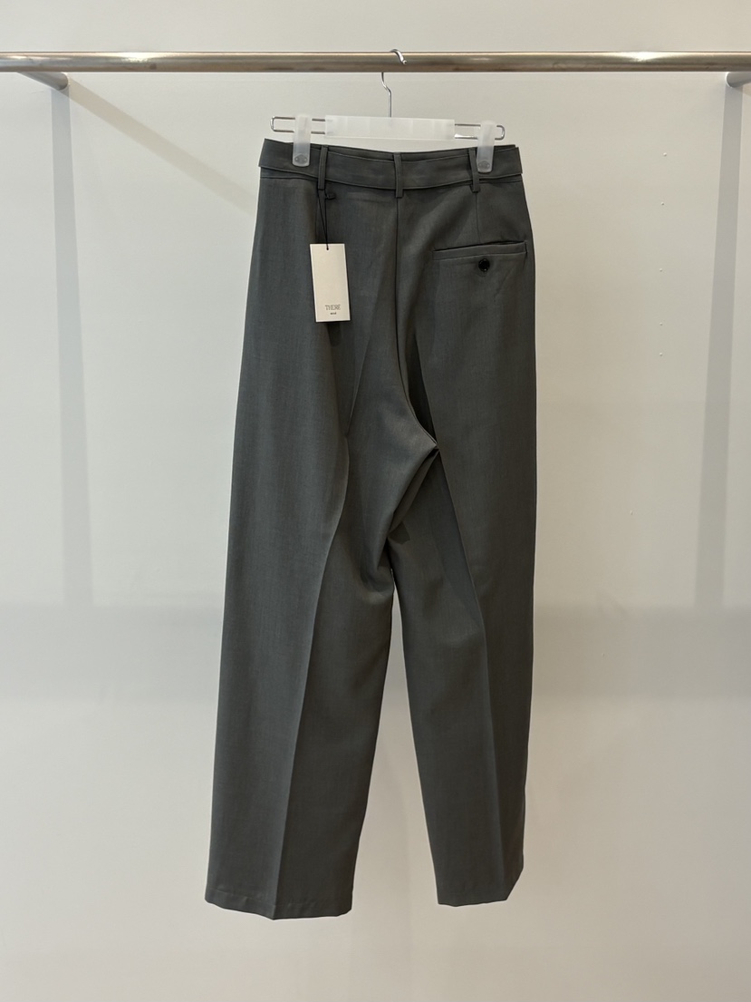 THERE東大門實拍女士新款推薦職業26春夏人氣休閑褲含腰帶THERE休閑褲