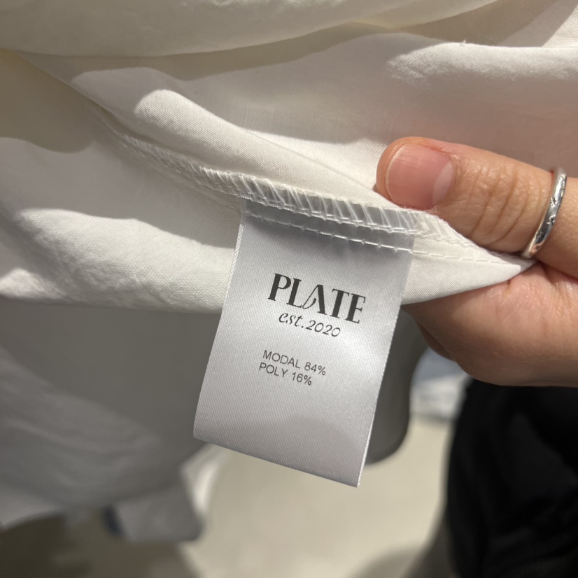 PLATE東大門代購女裝新款26春夏熱賣真品職業推薦襯衫蕾絲衫PLATE襯衫/蕾絲衫