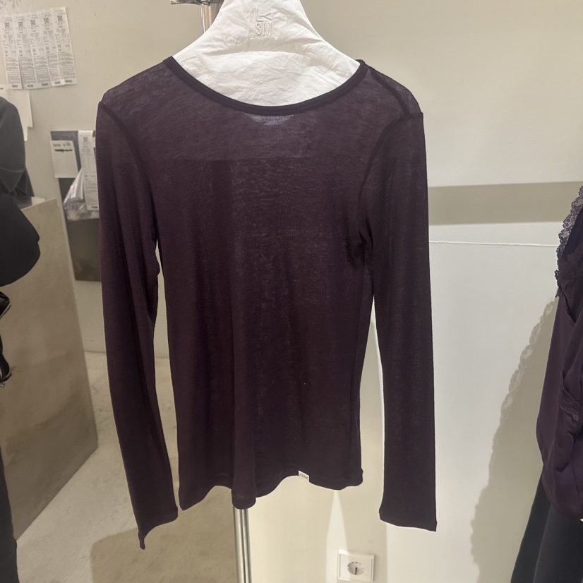 LOVE YOU SO MUCH/MORE THAN YESTERDAY東大門代購女裝新款休閑長袖T恤LYSM/MORE THAN YESTERDAY長袖T恤圖色2