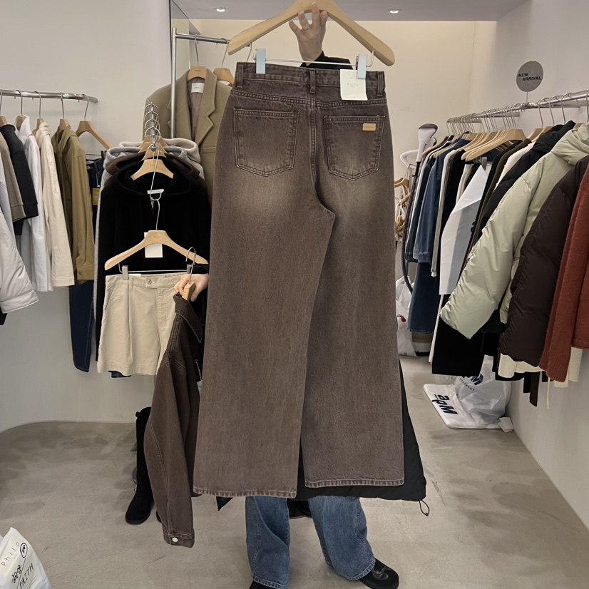 PHILO東大門實拍女裝新品26春夏人氣熱賣職業時尚休閑牛仔褲PHILO牛仔褲