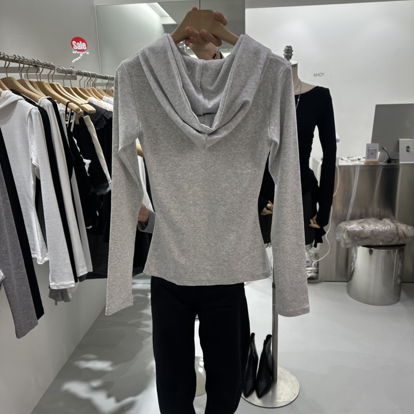 AHOY韓國代購女士新品熱賣休閑職業人氣推薦真品26春夏長袖T恤AHOY長袖T恤