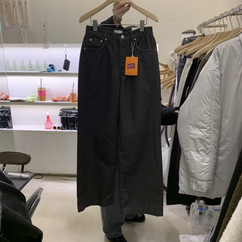 PHILO韓國代購女士新品人氣真品26春夏休閑推薦休閑褲人字紋PHILO休閑褲圖色3