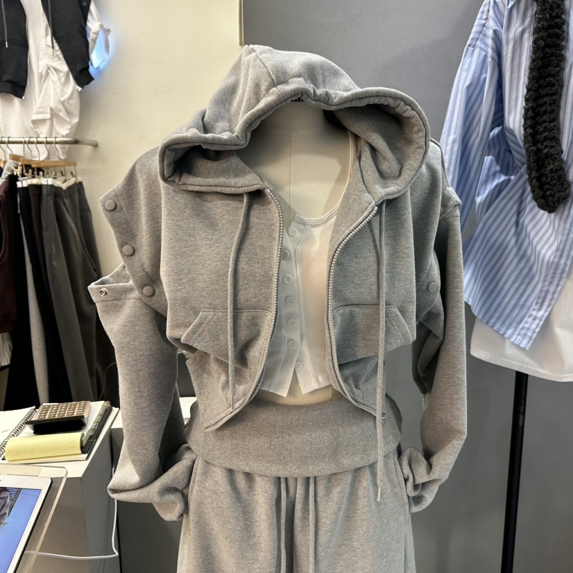 CELINA韓國代購女裝新品人氣熱賣時尚真品26春夏夾克可拆卸CELI_NA夾克