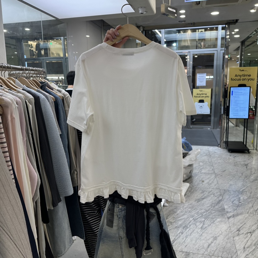 FOUNDATION韓國直郵女士新品推薦熱賣真品26春夏職業休閑T恤FOUNDATIONT恤