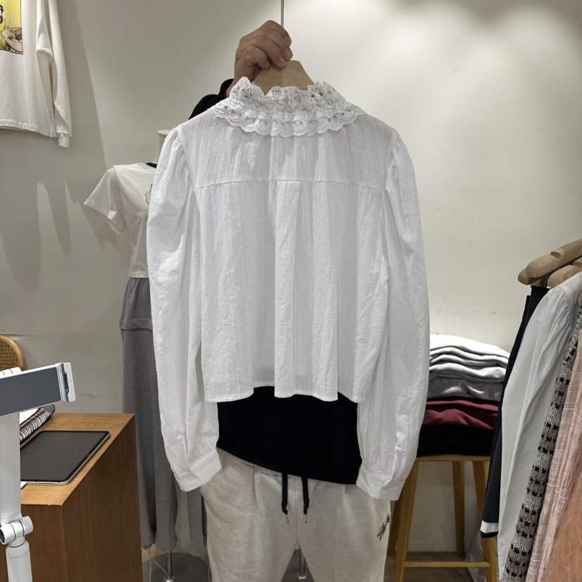 ASSEMBLY韓國代購女裝新款26春夏熱賣真品推薦襯衫蕾絲衫ASSEMBLY襯衫/蕾絲衫