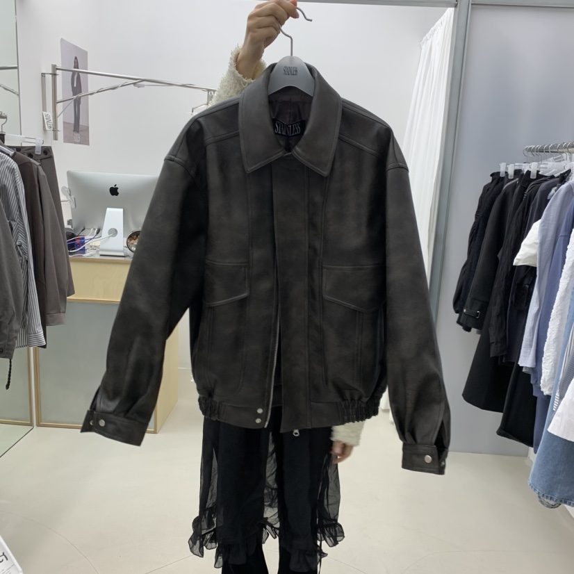 STAINLESS韓國直郵女裝新品真品職業休閑人氣熱賣26春夏夾克STAINLESS夾克圖色1