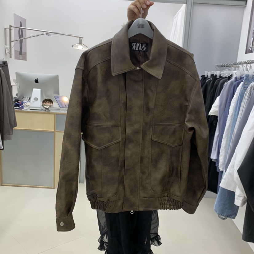 STAINLESS韓國直郵女裝新品真品職業休閑人氣熱賣26春夏夾克STAINLESS夾克圖色2