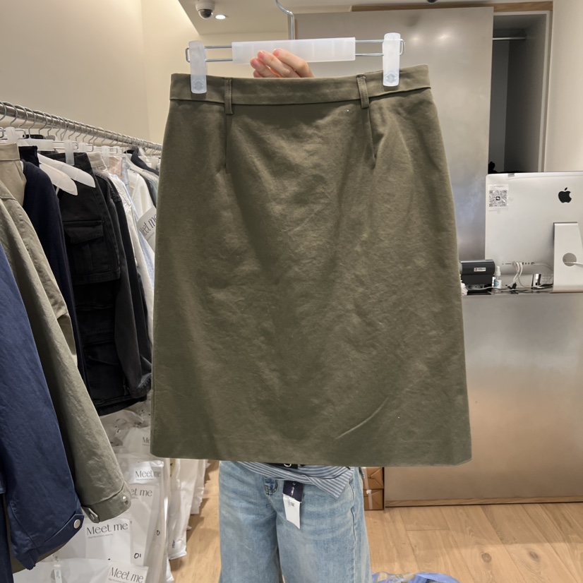 MEET ME東大門直郵女裝新品時尚26春夏半身裙中短裙口袋MEET ME半身裙/中短裙