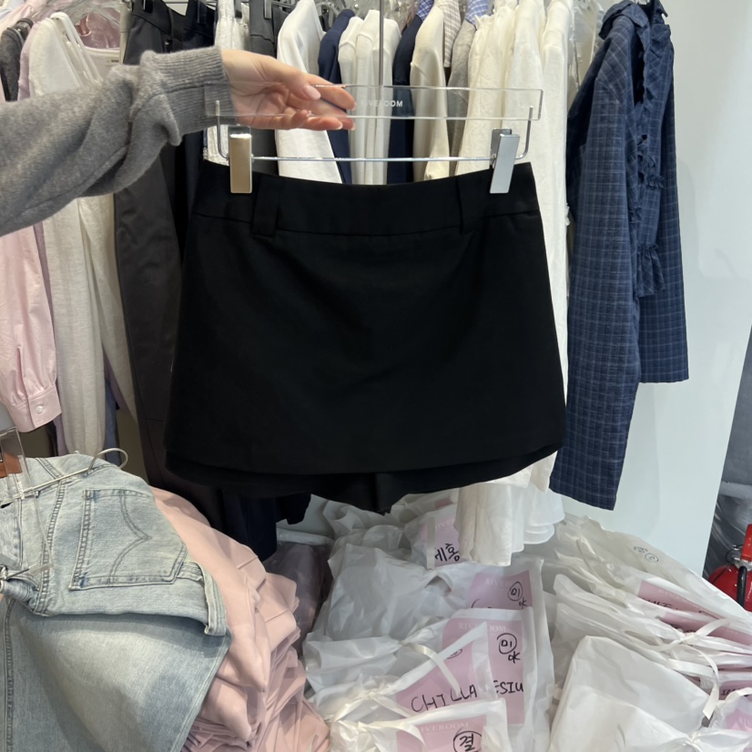 RIVEROOM東大門代購女士新款推薦熱賣時尚休閑職業真品裙褲RIVEROOM裙褲圖色1