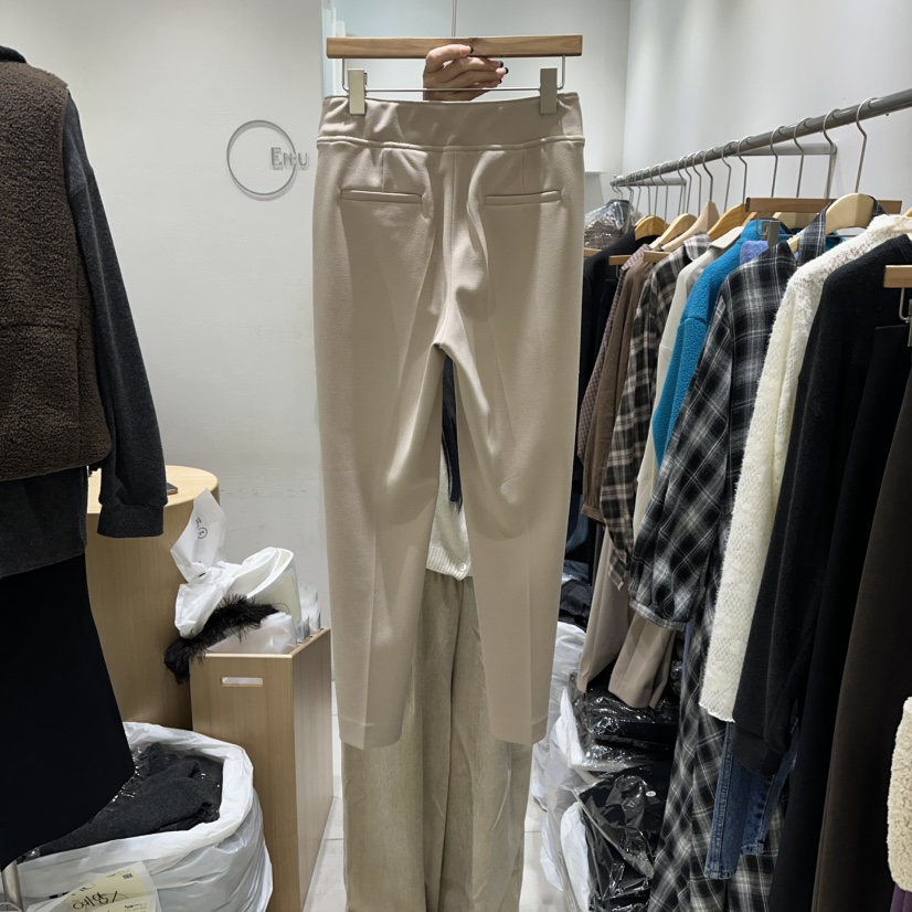 EN.U韓國代購女裝新品職業熱賣人氣26春夏真品時尚休閑褲EN.U休閑褲