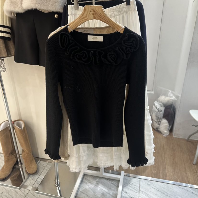 ABLESTUDIO東大門實拍女士新款真品休閑熱賣26春夏針織衫ABLESTUDIO針織衫圖色3