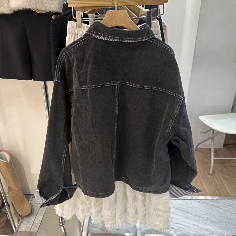 ABLESTUDIO東大門實拍女士新品26春夏休閑人氣推薦熱賣夾克ABLESTUDIO夾克