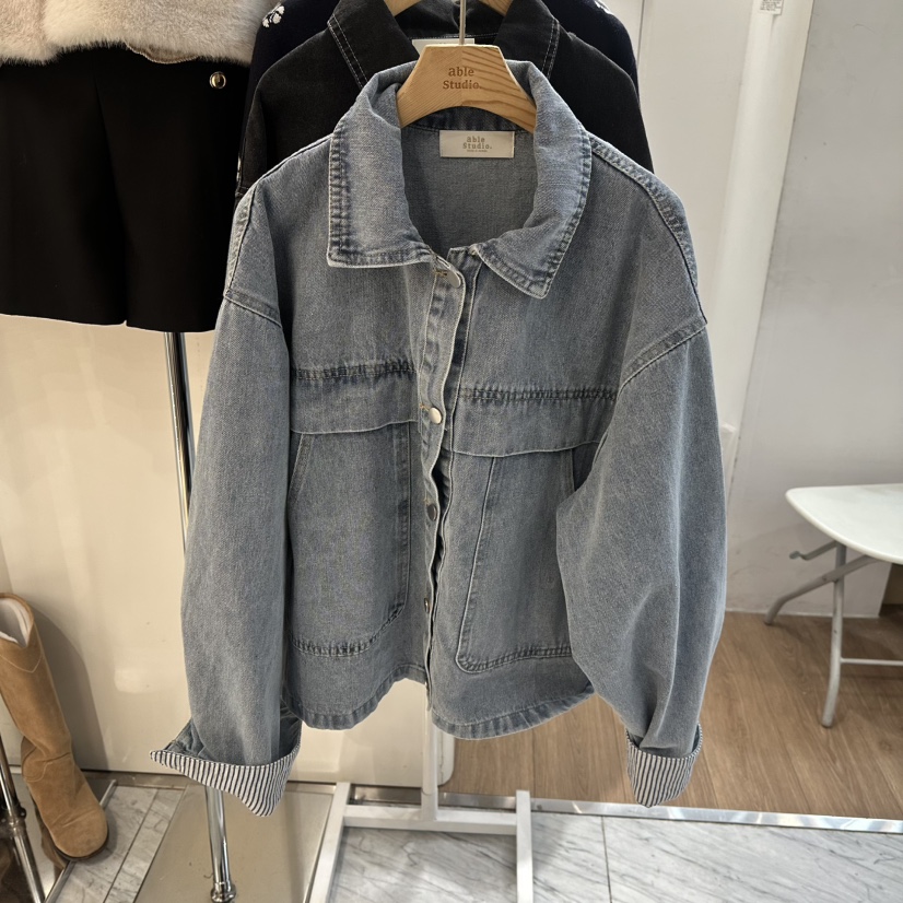 ABLESTUDIO東大門實拍女士新品26春夏休閑人氣推薦熱賣夾克ABLESTUDIO夾克圖色1