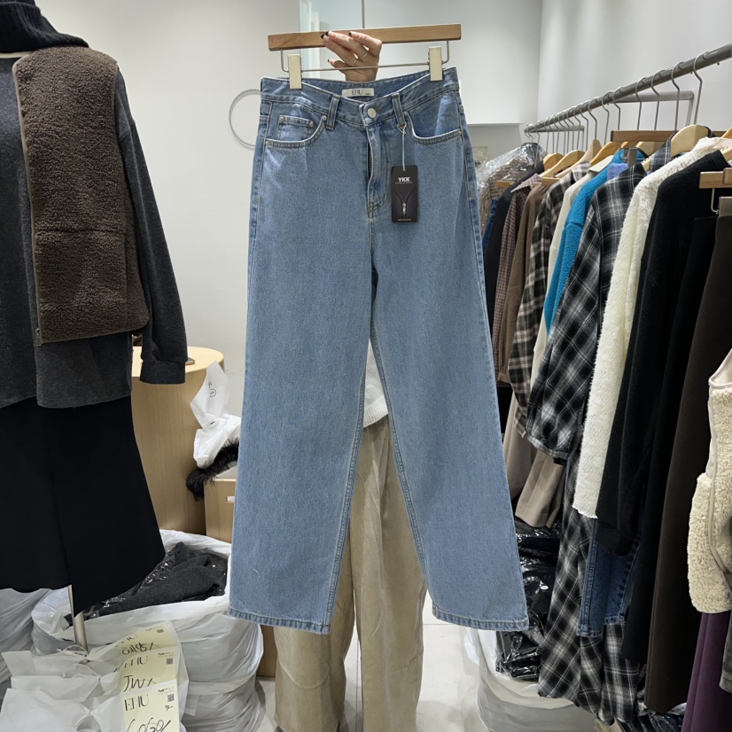 EN.U東大門直郵女裝新品熱賣時尚26春夏真品休閑推薦牛仔褲EN.U牛仔褲圖色1