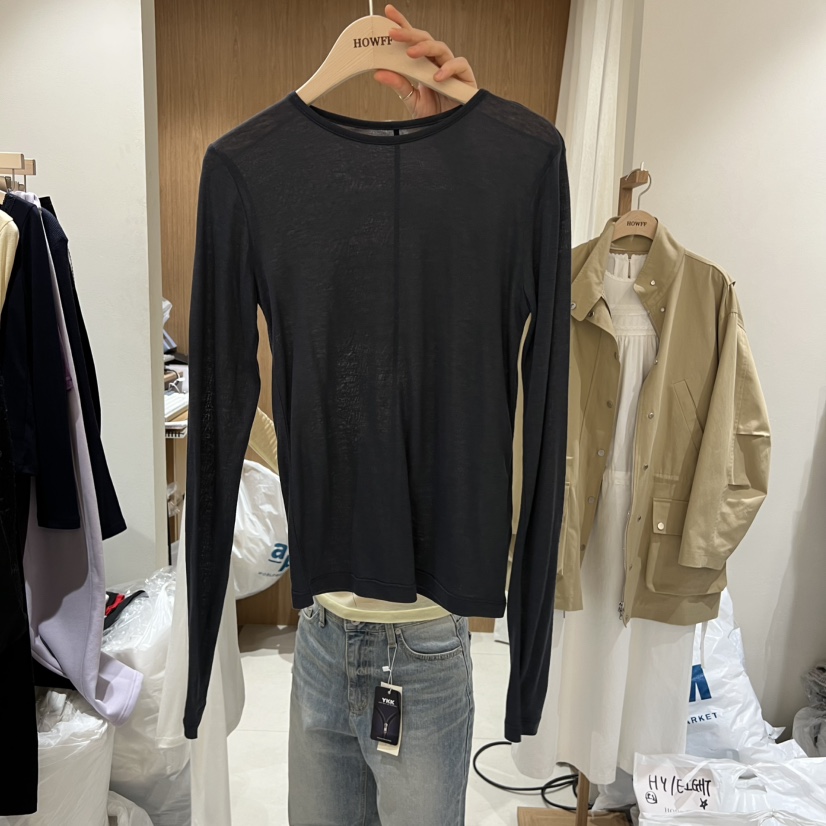 HOWFF東大門直郵女裝新品熱賣26春夏人氣推薦真品長袖T恤HOWFF長袖T恤圖色7