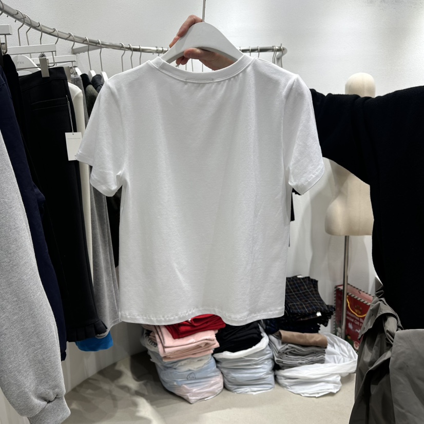 INNI韓國直郵女士新品真品人氣休閑26春夏職業時尚熱賣T恤inniT恤