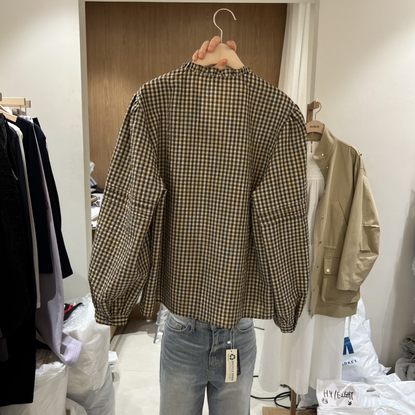 HOWFF東大門代購女裝新款熱賣職業休閑推薦襯衫蕾絲衫荷葉邊HOWFF襯衫/蕾絲衫