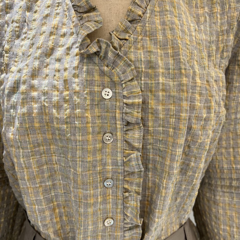 HOWFF東大門代購女裝新款熱賣職業休閑推薦襯衫蕾絲衫荷葉邊HOWFF襯衫/蕾絲衫