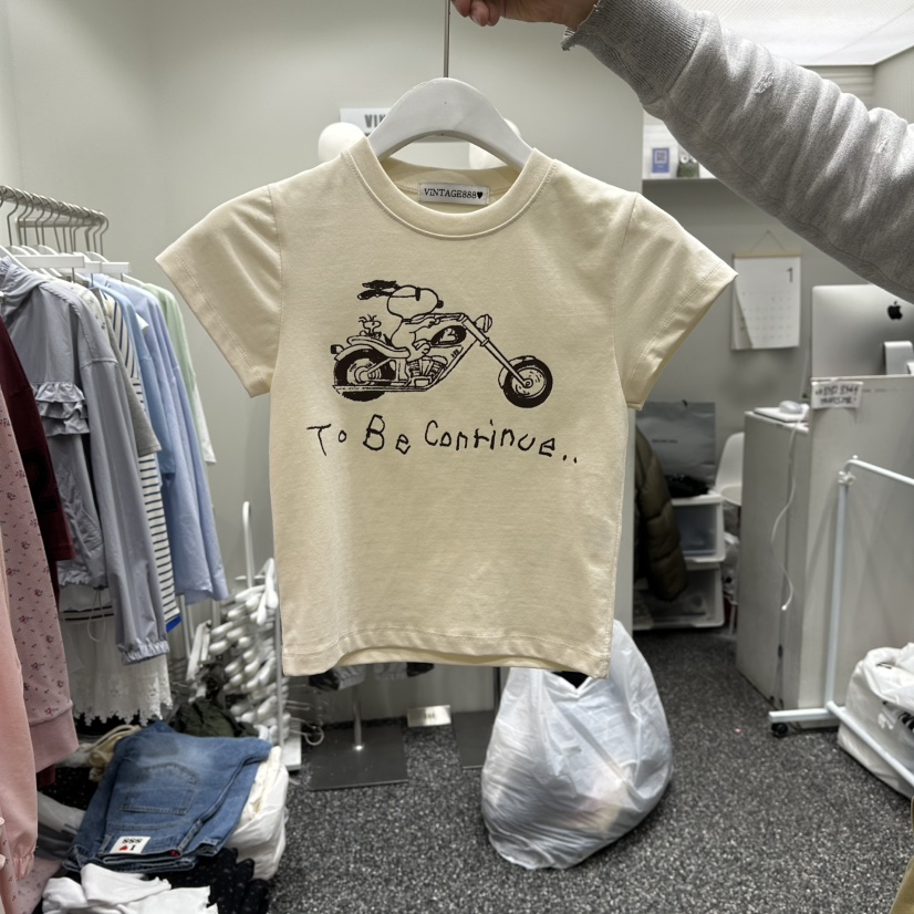 VINTAGE 888韓國直郵女裝新款熱賣時尚真品人氣職業休閑T恤VINTAGE888/TRIPLE EIGHTT恤圖色2