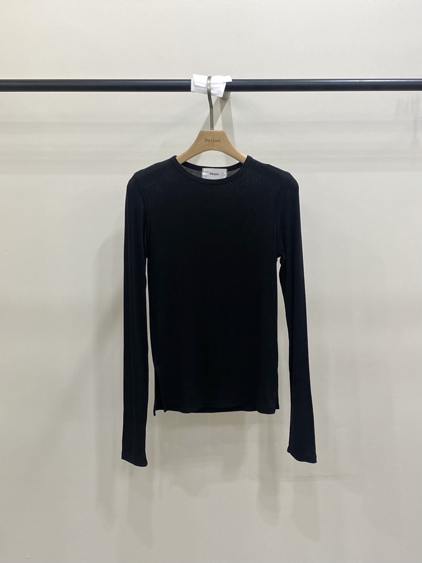 PERSON韓國直郵女士新款真品休閑職業26春夏推薦時尚長袖T恤PERSON長袖T恤圖色5