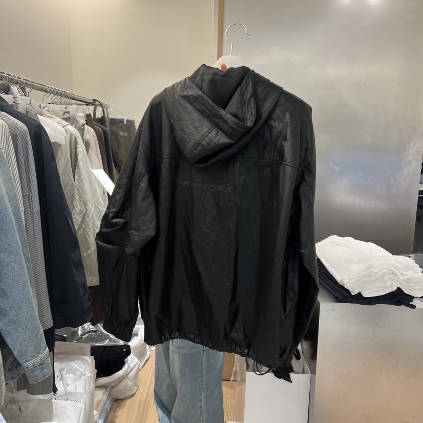 MEET ME東大門實拍女裝新款時尚真品推薦熱賣休閑夾克連帽MEET ME夾克