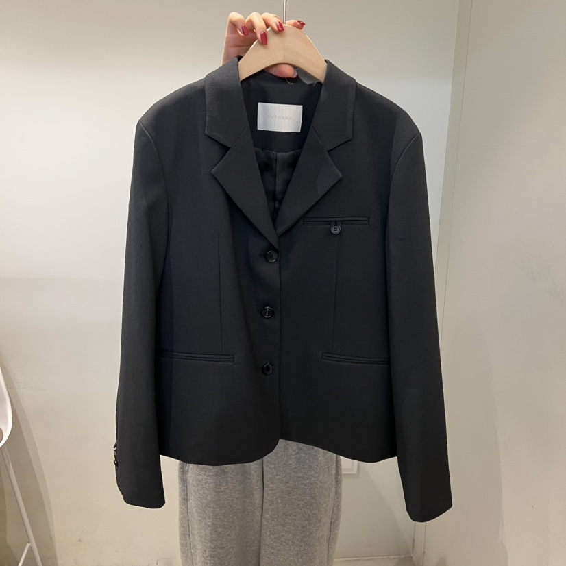 OUTRENE東大門實拍女裝新品職業人氣時尚熱賣休閑26春夏夾克OUTRENE夾克圖色2