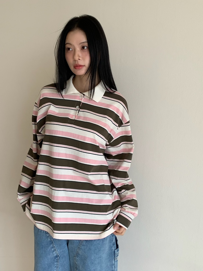 LOVE MY SANTA韓國代購女士新款人氣26春夏推薦長袖T恤Santa/LOVE MY SANTA長袖T恤圖色1