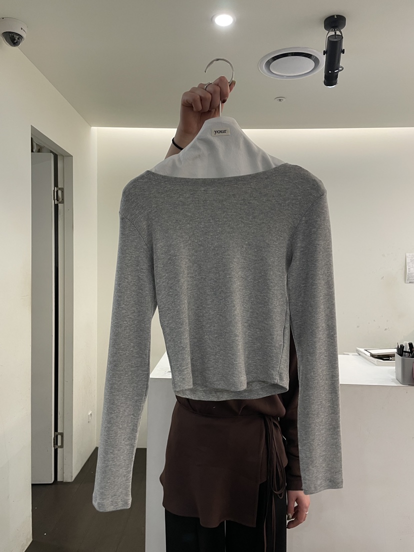 YOUR-P東大門直郵女士新品26春夏休閑職業真品熱賣長袖T恤YOUR-P長袖T恤圖色4