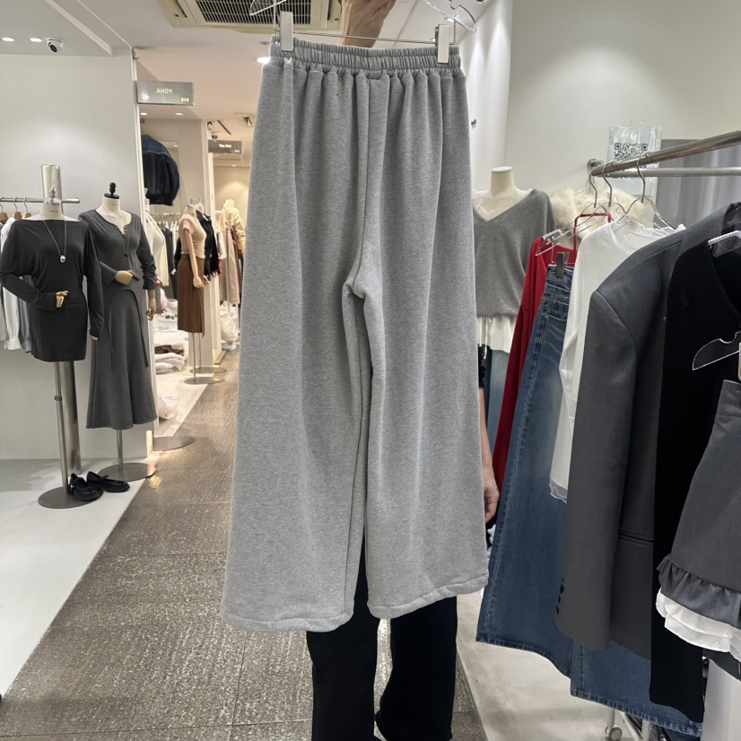 BAIE.38東大門直郵女士新款推薦時尚職業休閑褲斜紋布蕾絲BAIE.38休閑褲