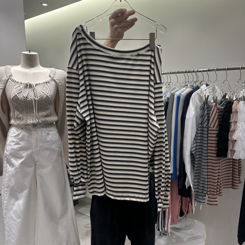 BAIE.38東大門代購女士新品26春夏職業真品休閑熱賣長袖T恤BAIE.38長袖T恤