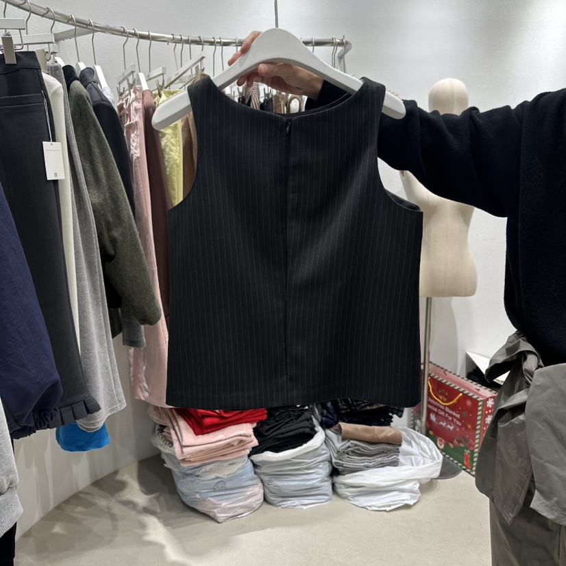 INNI韓國直郵女裝新款職業時尚26春夏人氣推薦真品吊帶背心inni吊帶/背心