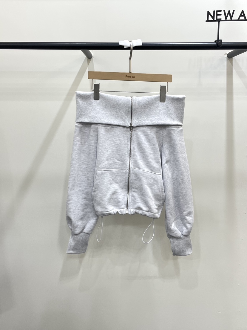 PERSON韓國直郵女士新品休閑推薦熱賣職業真品26春夏衛衣拉鏈PERSON衛衣圖色1