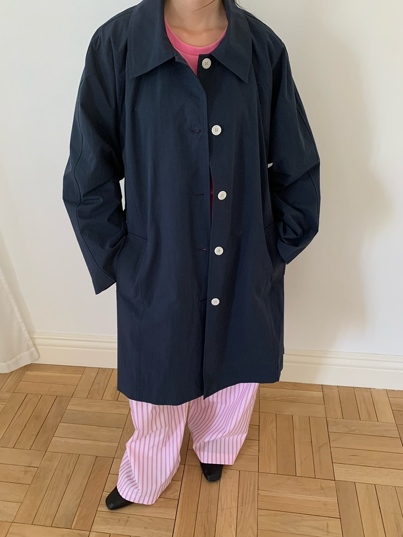 LOVE MY SANTA東大門代購女裝新品時尚職業長款風衣含腰帶Santa/LOVE MY SANTA長款風衣圖色3