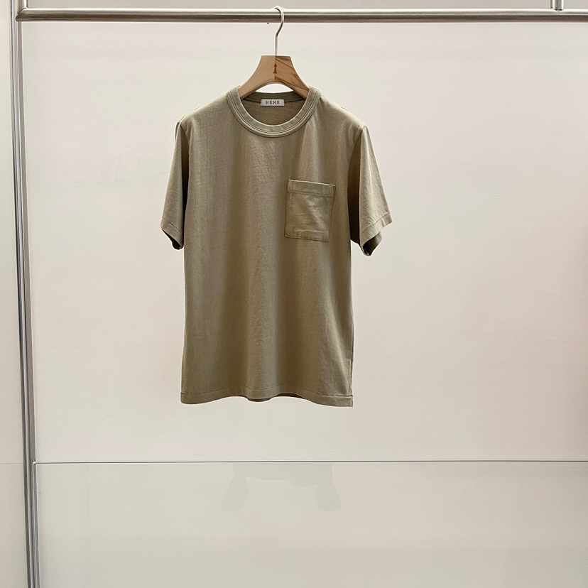 HEHR韓國代購女裝新品26春夏真品職業人氣休閑熱賣T恤口袋hehr-AUTOMNET恤圖色3