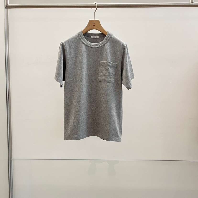 HEHR韓國代購女裝新品26春夏真品職業人氣休閑熱賣T恤口袋hehr-AUTOMNET恤圖色4