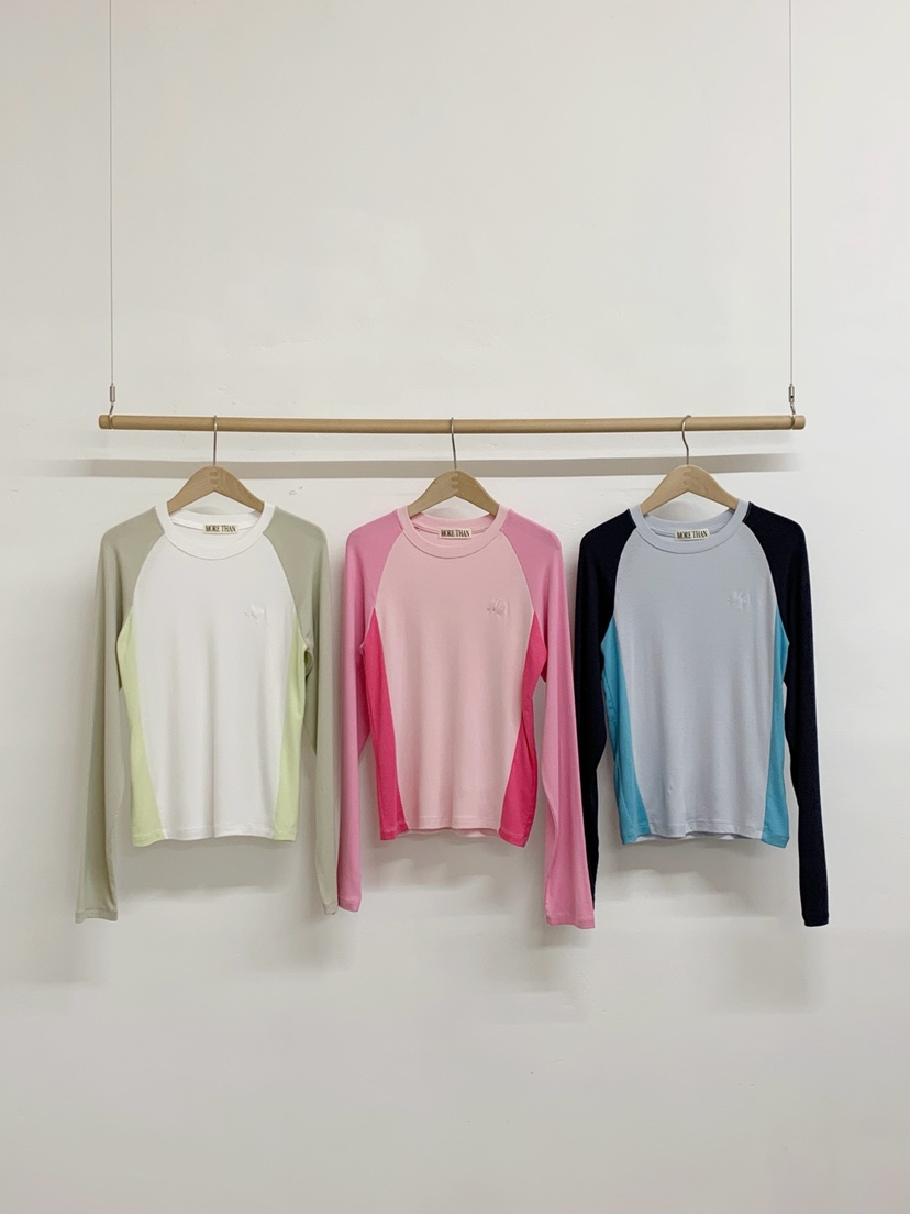 MORE THAN-P東大門代購女士新品熱賣休閑職業26春夏長袖T恤MORE THAN長袖T恤