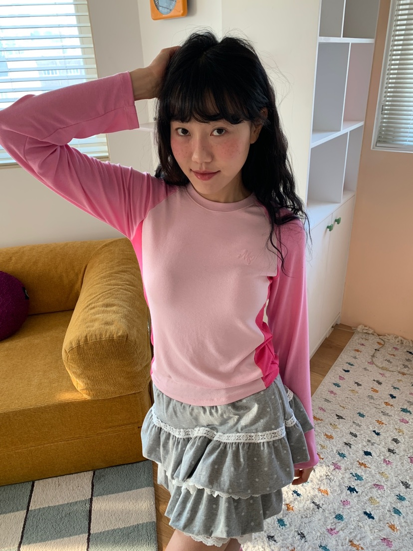 MORE THAN-P東大門代購女士新品熱賣休閑職業26春夏長袖T恤MORE THAN長袖T恤