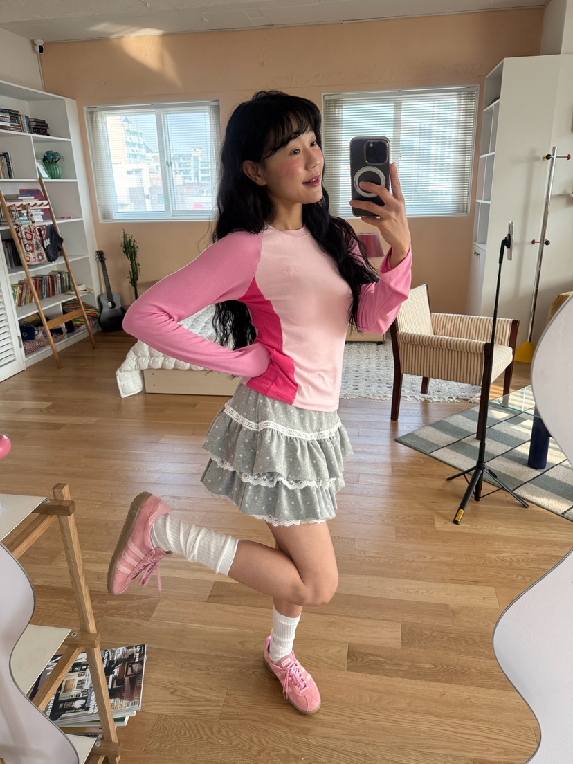 MORE THAN-P東大門代購女士新品熱賣休閑職業26春夏長袖T恤MORE THAN長袖T恤