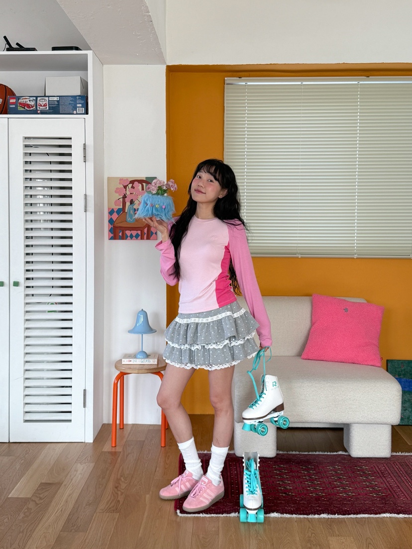 MORE THAN-P東大門代購女士新品熱賣休閑職業26春夏長袖T恤MORE THAN長袖T恤