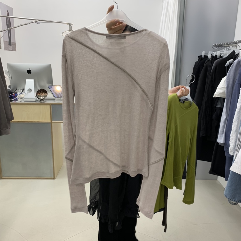 STAINLESS東大門代購女士新品推薦時尚休閑人氣職業長袖T恤STAINLESS長袖T恤