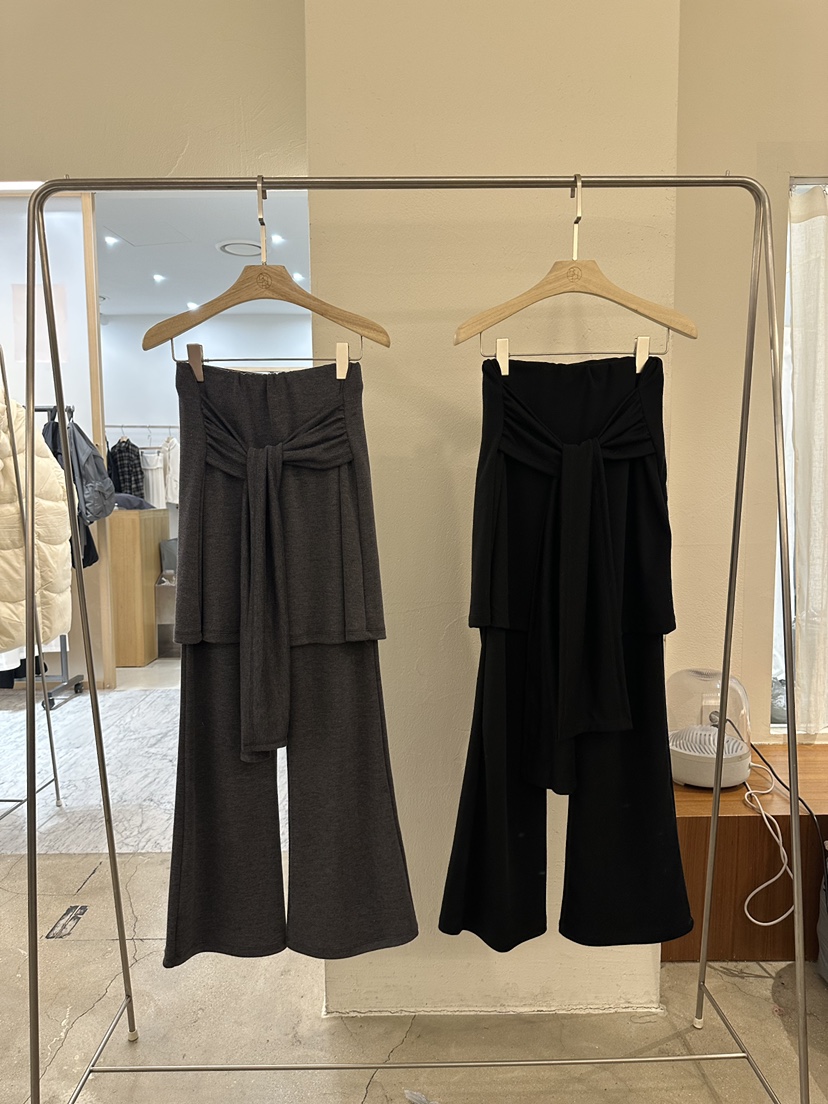 BPLAN東大門實拍女士新款推薦熱賣時尚人氣職業真品裙褲系帶BPLAN裙褲