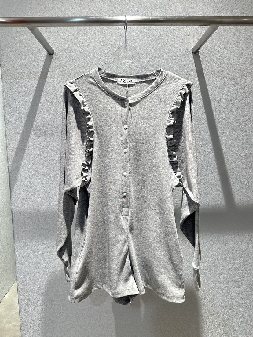 ARSERA東大門實拍女士新款推薦人氣時尚26春夏連體褲荷葉邊ARSERA連體褲圖色1