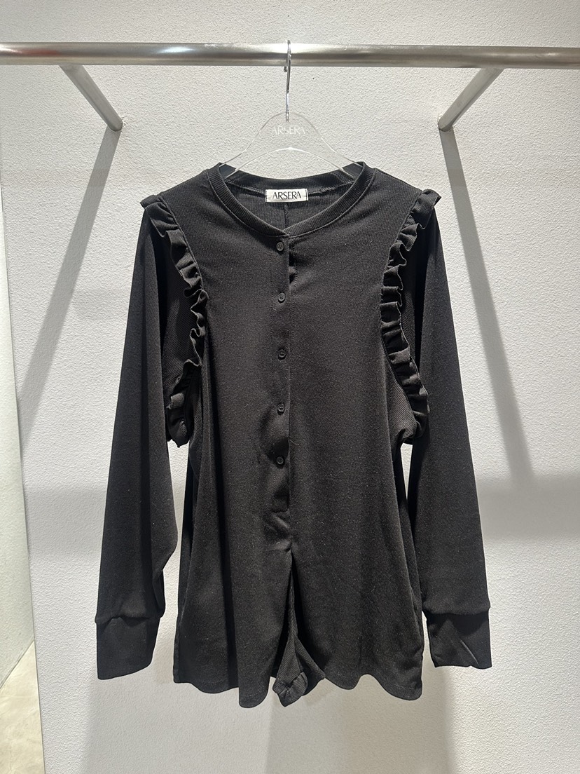 ARSERA東大門實拍女士新款推薦人氣時尚26春夏連體褲荷葉邊ARSERA連體褲圖色2