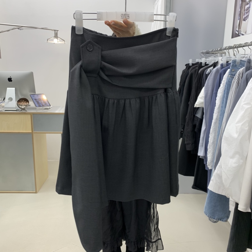 STAINLESS東大門代購女裝新品職業真品人氣半身裙中短裙喇叭STAINLESS半身裙/中短裙圖色2