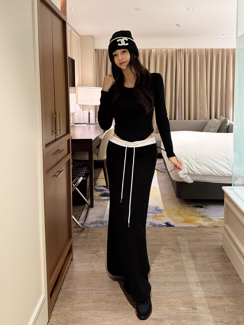 CLOTH東大門代購女士新款真品職業26春夏推薦人氣時尚長裙CLOTH長裙