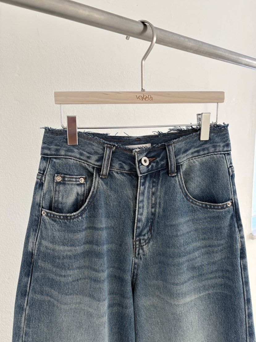 Verbena韓國直郵女士新款推薦26春夏職業真品熱賣人氣牛仔褲Verbena牛仔褲