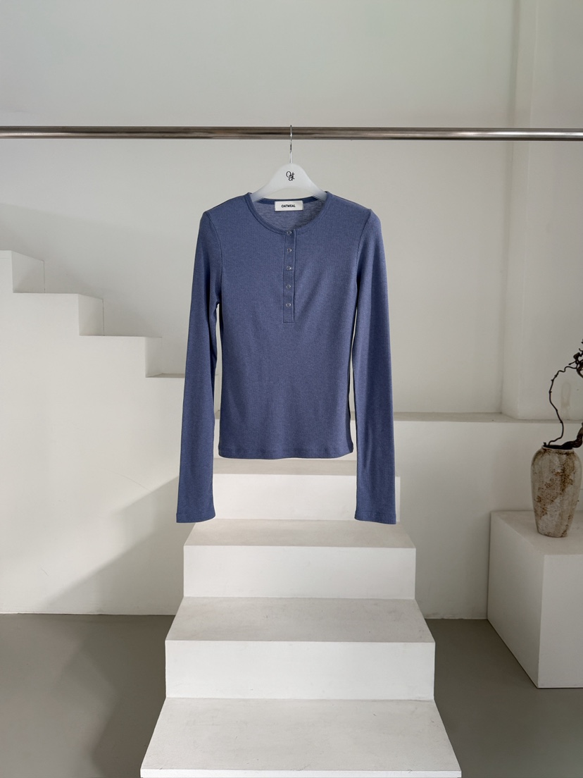 OATMEAL韓國直郵女裝新品推薦熱賣休閑真品26春夏長袖T恤OATMEAL長袖T恤圖色4