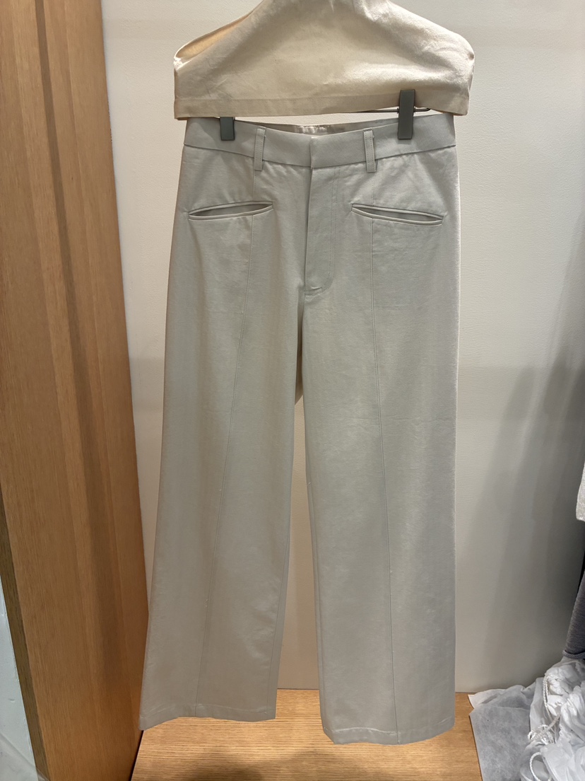 TORRE東大門代購女裝新款休閑推薦人氣時尚26春夏休閑褲人字紋TORRE休閑褲圖色1