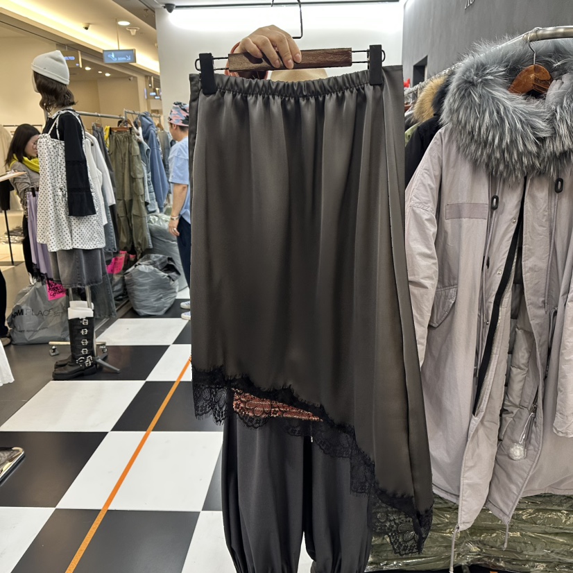 LADYBLACK東大門代購女士新款時尚真品半身裙中短裙不含腰帶LADYBLACK/THE BLACK半身裙/中短裙